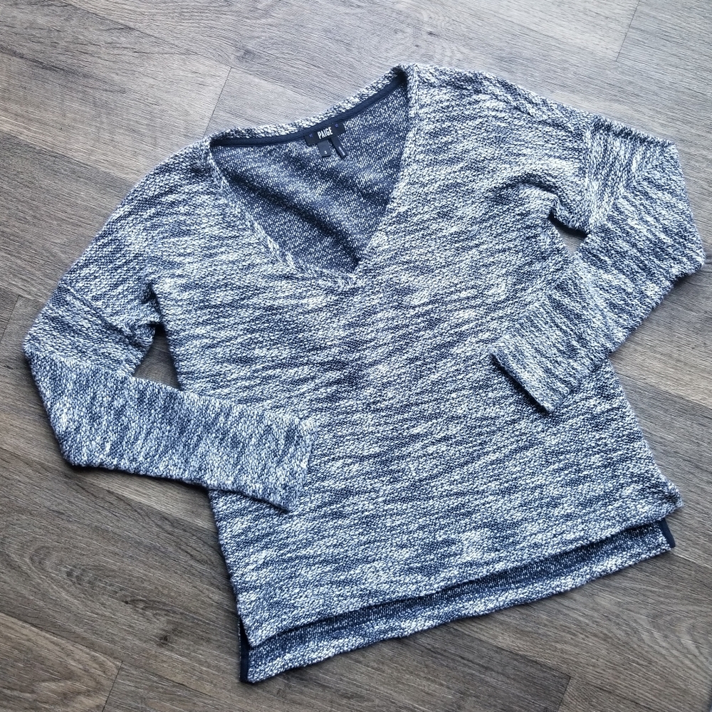 PAIGE | Martine V-Neck Sweater | 100% Cotton